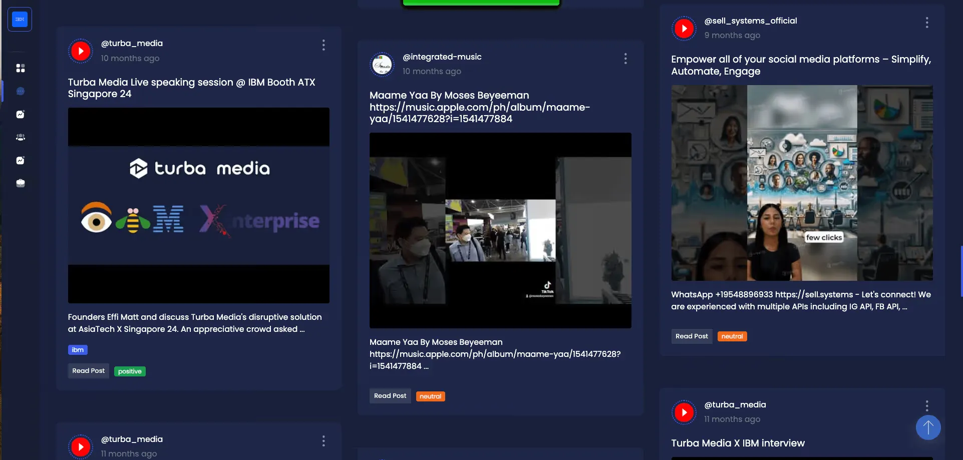 IBM campaign work by Turba Media